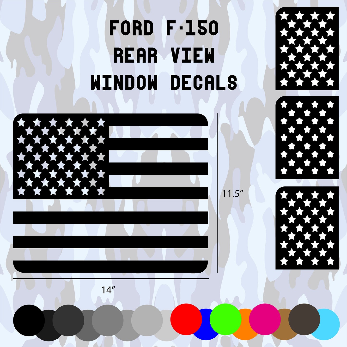 Ford F-150 Rear Window Decal