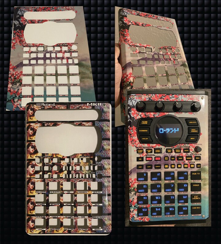 SP404 MKII Custom Faceplate Wrap Kit