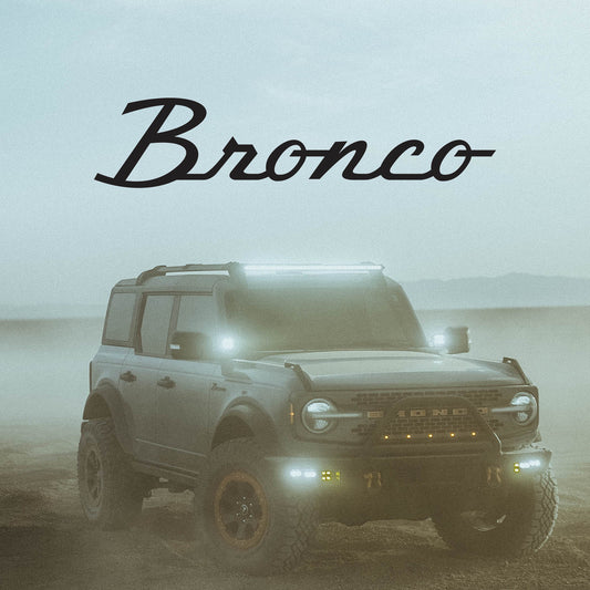 Classic Bronco Decal Sticker