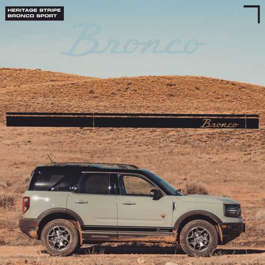 Ford Bronco Rocker Panel Wrap Kit