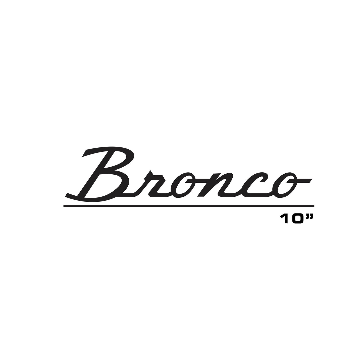 Classic Bronco Decal Sticker