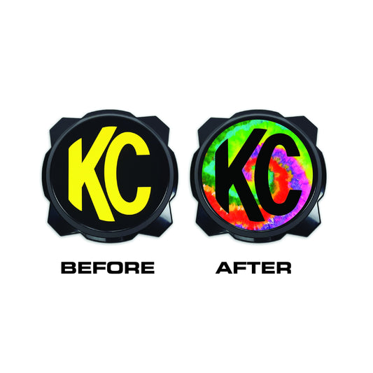 KC Hilites PRO6 Tye Dye Gravity Light Cover