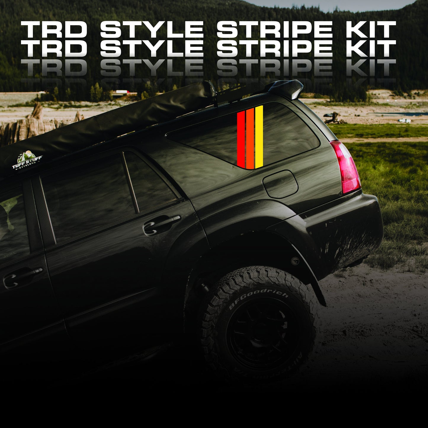 TRD UNIVERSAL Fender Stripe Kit