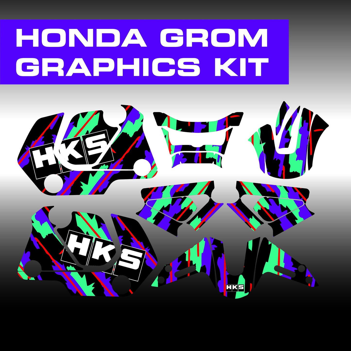 Honda HKS Grom Wrap Kit